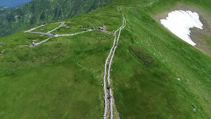 姥ヶ岳山頂